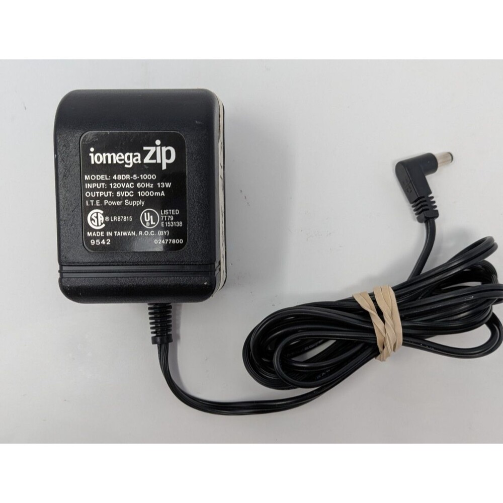 Genuine Iomega Zip 48DR-5-1000 Power Supply AC Adapter 5V 1A OEM